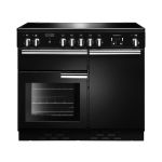 Rangemaster Professional+ 100 Ceramic Range cooker Electric Black