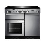 Rangemaster Professional+ 100 Ceramic Range cooker Electric Stainless steel