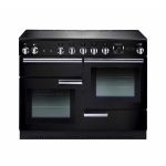 Rangemaster Professional + 110 Induction Freestanding cooker Electric Zone induction hob Black