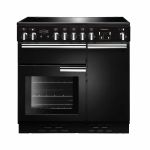 Rangemaster Professional + 90 Induction Freestanding cooker Electric Zone induction hob Black