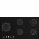 Smeg Classic PV395LN hob Black Built-in 90 cm Gas 5 zone(s)