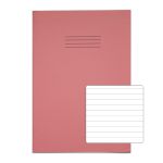 Rhino 13 x 9 Oversized Exercise Book 40 Page Pink F8 (Pack of 10)
