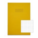 Rhino 13 x 9 Oversized Exercise Book 40 Page, Yellow, S7 (Pack of 10)