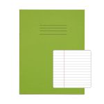 Rhino 9 x 7 Exercise Book 80 Page, Light Green, F6M (Pack of 10)