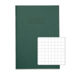 Rhino A4 Exercise Book 48 page, Dark Green, S10 (Pack of 10)