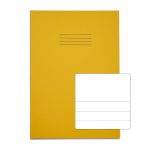 Rhino A4 Exercise Book 32 Page Yellow TB/F15 (Pack of 10)