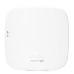 HPE Aruba Instant ON AP12 (RW) Indoor AP with DC Power Adapter and Cord (EU) Bundle - Wireless access point - 802.11ac Wave 2 - Bluetooth, Wi-Fi 5 - 2.4 GHz, 5 GHz