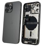 Apple Back Housing With Parts | Original Pull / Reclaimed | iPhone 13 Pro Max | Graphite / Black | (Grade B)