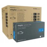 Examination and protective gloves, Vinyl, 100 pieces Box, Transparent, Size