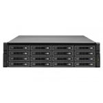 QNAP REXP-1610U-RP disk array 128 TB Rack (3U) Black,Grey