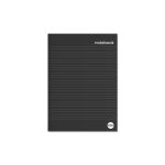 Rhino A4 Casebound N/Bk 192 Pg 8mm Ruled