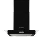 Russell Hobbs 60cm Flat Glass Chimney Cooker Hood - Black