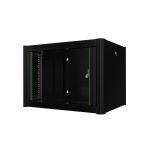 Lanview RWP07U45BL rack cabinet 7U Wall mounted rack Black