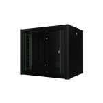 Lanview RWP09U45BL rack cabinet 9U Wall mounted rack Black