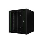 Lanview RWP12U56BL rack cabinet 12U Wall mounted rack Black