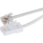 Maplin RZ75S-W telephone cable 3 m White