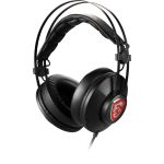 MSI DS502 7.1 Virtual Surround Sound Gaming Headset 'Black with Ambient Dragon Logo, Wired USB conne