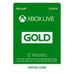 Microsoft XBOX Live Gold 12 Months Membership Card