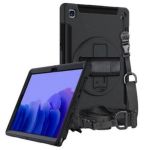 JLC Samsung A7 10.4 2020/Tab A7 10.4 LTE Spartan Case with Velcro Hand strap - Black