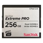Sandisk Extreme Pro memory card 256 GB CFast 2.0