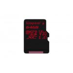 Kingston Technology Canvas React memory card 64 GB MicroSDXC Class 10 UHS-I