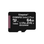 Kingston Technology Canvas Select Plus memory card 64 GB MicroSDXC Class 10 UHS-I