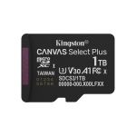 Kingston Technology 1TB micSDXC Canvas Select Plus Gen3 150R A1 Single Pack w/o ADP
