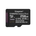 Kingston Technology 256GB micSDXC Canvas Select Plus Gen3 150R A1 Single Pack w/o ADP