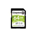 Kingston Technology Canvas Select Plus memory card 64 GB SDXC Class 10 UHS-I