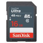 Sandisk ULTRA memory card 16 GB SDHC Class 10