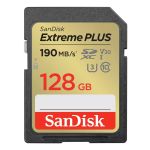Sandisk Extreme PLUS - Flash memory card - 128 GB - UHS-I U3 / Class10 - SDXC UHS-I