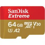 Sandisk 64GB Extreme microSDXC memory card Class 10
