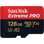 Sandisk 128GB Extreme Pro microSDXC memory card Class 10