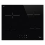 Smeg SE264TD1 hob Black Built-in 60 cm Ceramic 4 zone(s)