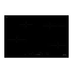 Smeg TAQUE ELECTRIQUE SE484EMTD Black Countertop 80 cm Ceramic 4 zone(s)