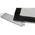 Sapphire AV SFFS404FR-WSF-FABRIC projection screen material Front PVC White