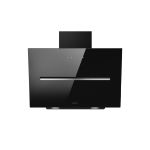 Elica Shy 60cm Angled Cooker Hood - Black Glass
