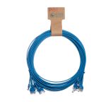 Cablenet 1.5m Cat6 RJ45 Blue U/UTP LSOH 30AWG Slim Snagless Booted Patch Lead (PK10)
