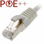 Cablenet 0.25m Cat6a RJ45 White U/FTP LSOH 30AWG Slim Snagless Booted Patch Lea