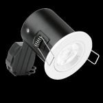 Aurora GU10 IP23 DOWNLIGHT FITTING IN WHITE