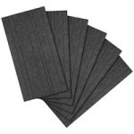 streamplify ACOUSTIC PANELS 6 Pack of Acoustic Panelling - Grey