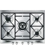 Smeg Cucina SR275XGH2 hob Silver Built-in 70 cm Gas 5 zone(s)