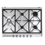 Smeg SRV575GH5 hob Stainless steel Built-in 70 cm Gas 5 zone(s)