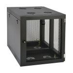 Tripp Lite SmartRack 12U Heavy-Duty Low-Profile Server-Depth Side-Mount Wall-Mount Rack Enclosure Cabinet