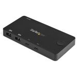 StarTech.com 2 Port USB C KVM Switch - 4K 60Hz HDMI - Compact Dual Port UHD USB Type C Desktop Mini 