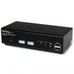 StarTech.com 2 Port USB VGA KVM Switch with DDM Fast Switching Technology and Cables