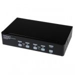 StarTech.com 4 Port High Resolution USB DVI Dual Link KVM Switch with Audio