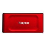 Kingston XS1000 - SSD - 1 TB - extern (tragbar) - USB 3.2 Gen 2 (USB-C Steckverbinder) - Rot