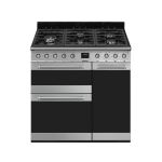 Smeg Symphony SY93-1 cooker Freestanding cooker Electric Gas Stainless steel