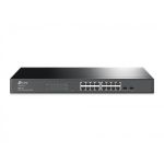 TP-LINK T1600G-18TS network switch Managed L2/L3/L4 Gigabit Ethernet (10/100/1000) Black 1U